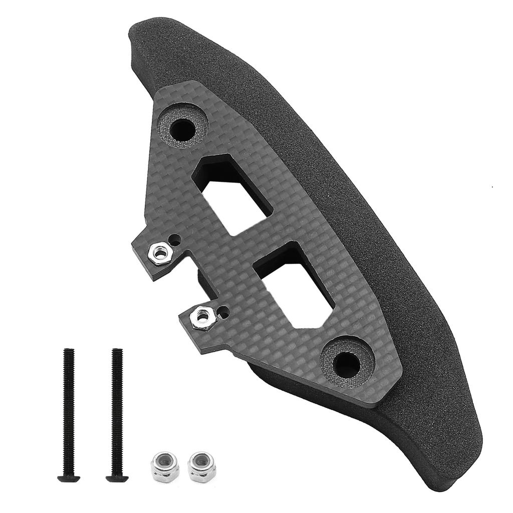 Carbon Front Bumper Plate Bracket Replacement for XV02 1Celsius10 Remote Control Car Upgrade Accessories