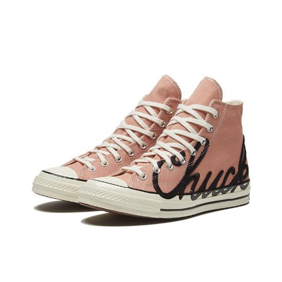 

Converse Chuck 70 High Scripted Signature Print - Rose Gold 167697C EU 36 рожевий колір золота/чорний