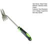 2-in-1 Weed Puller, Heavy Duty Stainless Steel Hand Weeder, Weeding Tool with Ergonomic Non-Slip Handle, Hand Tool for Uprooting Lawn Yard Garden Weed