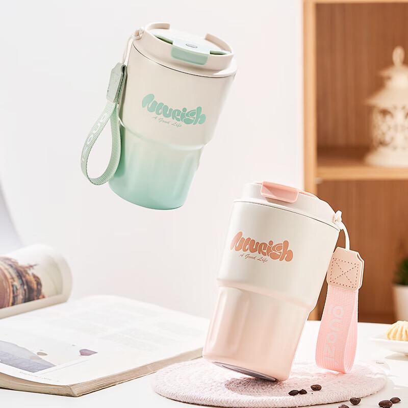 Gozi Edelstahl 304 Tragbarer Sport-Kaffeebecher