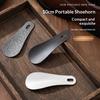 Stainless Steel Shoe Horn Portable Shoe Lifter Wear Shoe Helper Shoe Helper Labor Saving Footwear Tool For Home Travel Use