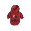 Dog Hoodie Warm Hooded Sweater Machine Washable Fleece Pet Pullover for Dogs, Young Cold
