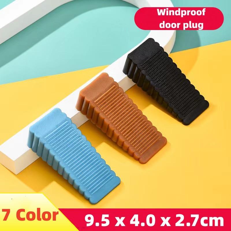 Premium Safety Silicone Door Stop Stoppers Block Wedge Doorstops Door Stopper Home Office Door Rear Retainer Anti-collision Stop