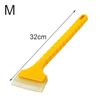 1 Pcs Snow scraper Tendon material snow remover tool winter car ice snow shovel 2-in-1 screwless telescopic snow removal shovel