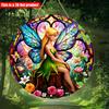 2D flat 20*20cm1pc Enchanting Elf Fairy with Colorful butterfly wings Design Wall Decor, Spring Fairy Theme Art plaque, Perfect for Home&Office,