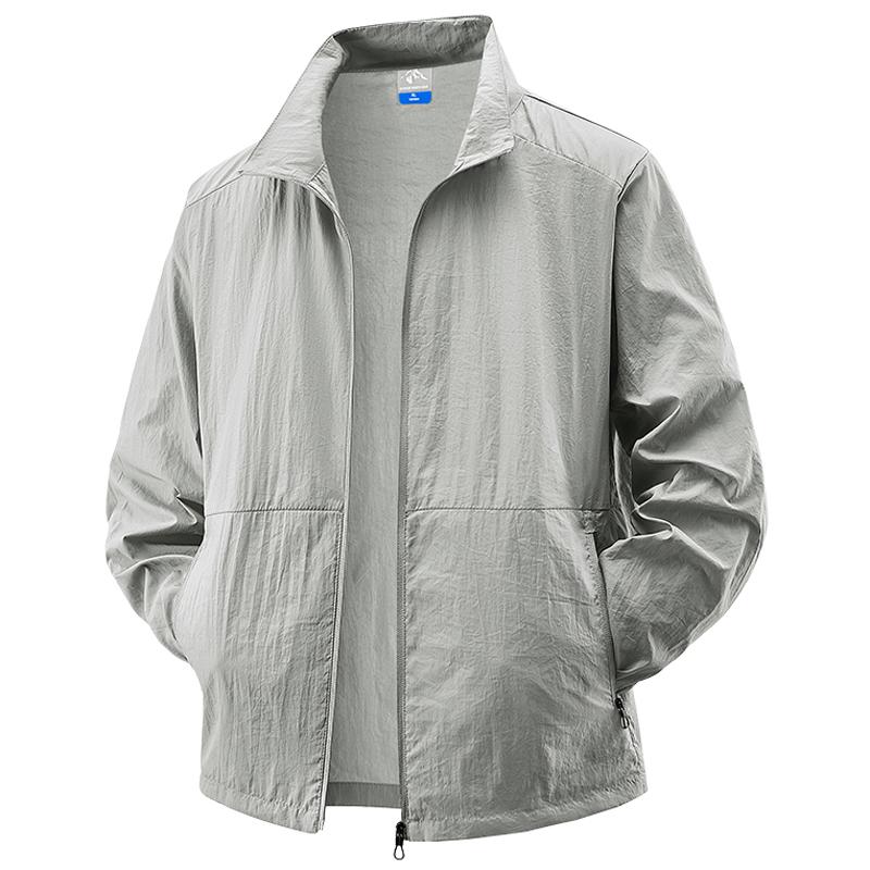 Taille XL 8XL Veste de cyclisme d'été SunSkin Hommes Outdoor Salle de sport Manteau de course Hommes Sports Protection solaire Randonnée Pêche Camping Veste