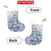 Christmas Decoration Fireplace Hanging Stocking 1pc Pastel Dream Christmas Tree-Pattern Christmas Gift Socks, Christmas