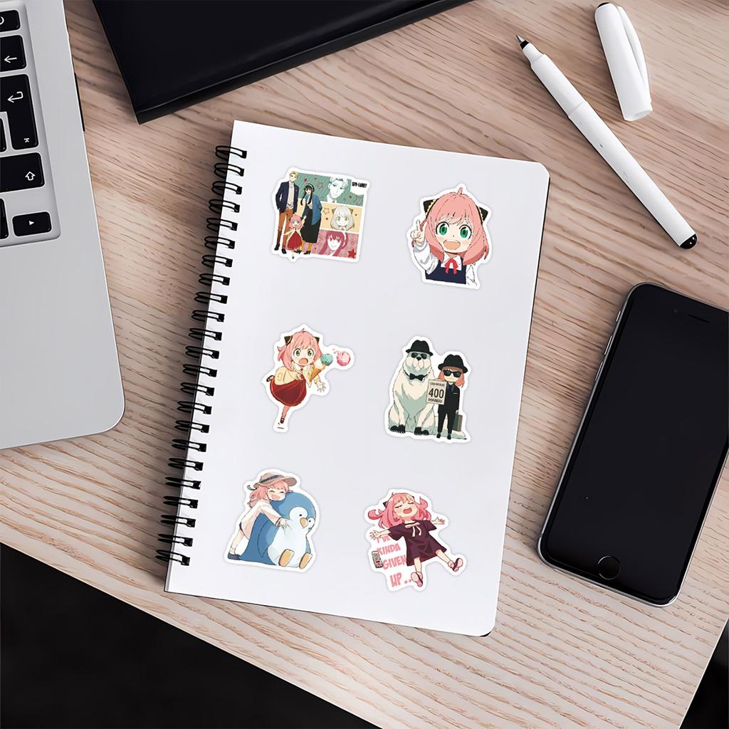 65PCS Stickers, Suitcase, Scooter, Guitar, Water Cup Waterproof Stickers