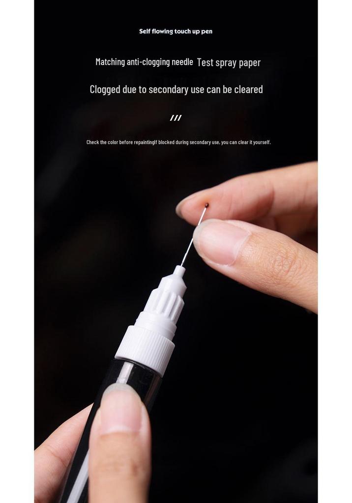 Toyota Camry Touch-up Paint Pen: Platinum Pearl White, Crystal Black, Opal Silver, Matte Gray Scratch Repair.