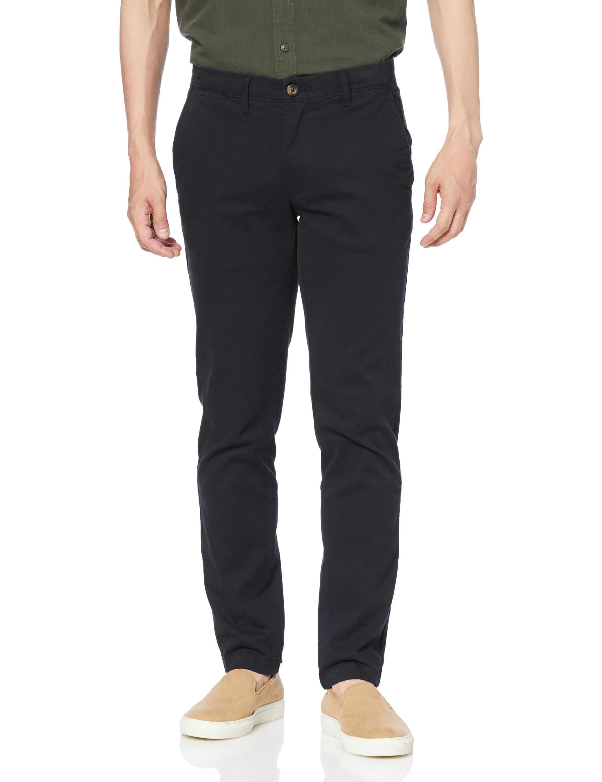 

Amazon Essentials Men s Skinny Fit Casual Stretch Chinos, Black, W30 / L30