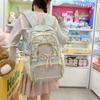 Schoolbag sweet high-value female backpack high school junior high school student schoolbag small fresh youth campus Japanese female backpack