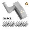 10 Pack Warm White Cabinet Hinge Light 3 LED Beads Closet Wardrobe Light  Garage