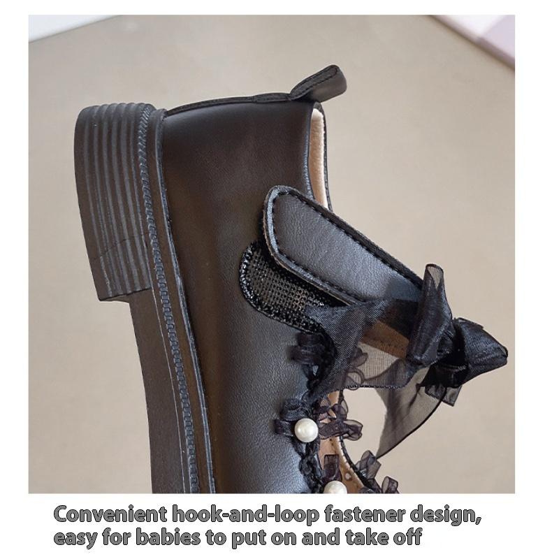 Neue Mode Mädchen Bequeme Verschleißfeste Weichsohlige Lederschuhe Gutaussehende und Langlebige Performance-Schuhe