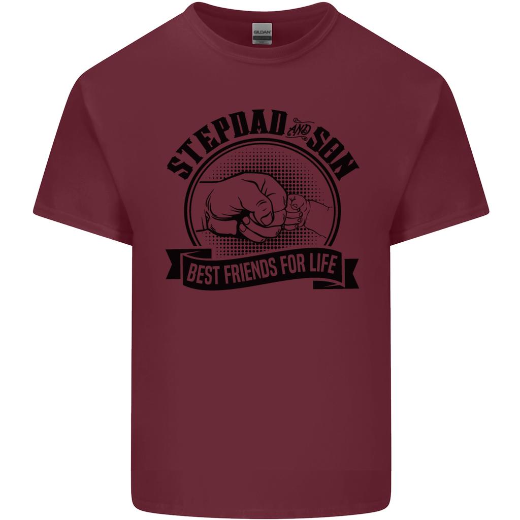 Stepdad Son Best Friends Fathers Day Unisexs Light Cotton TShirt