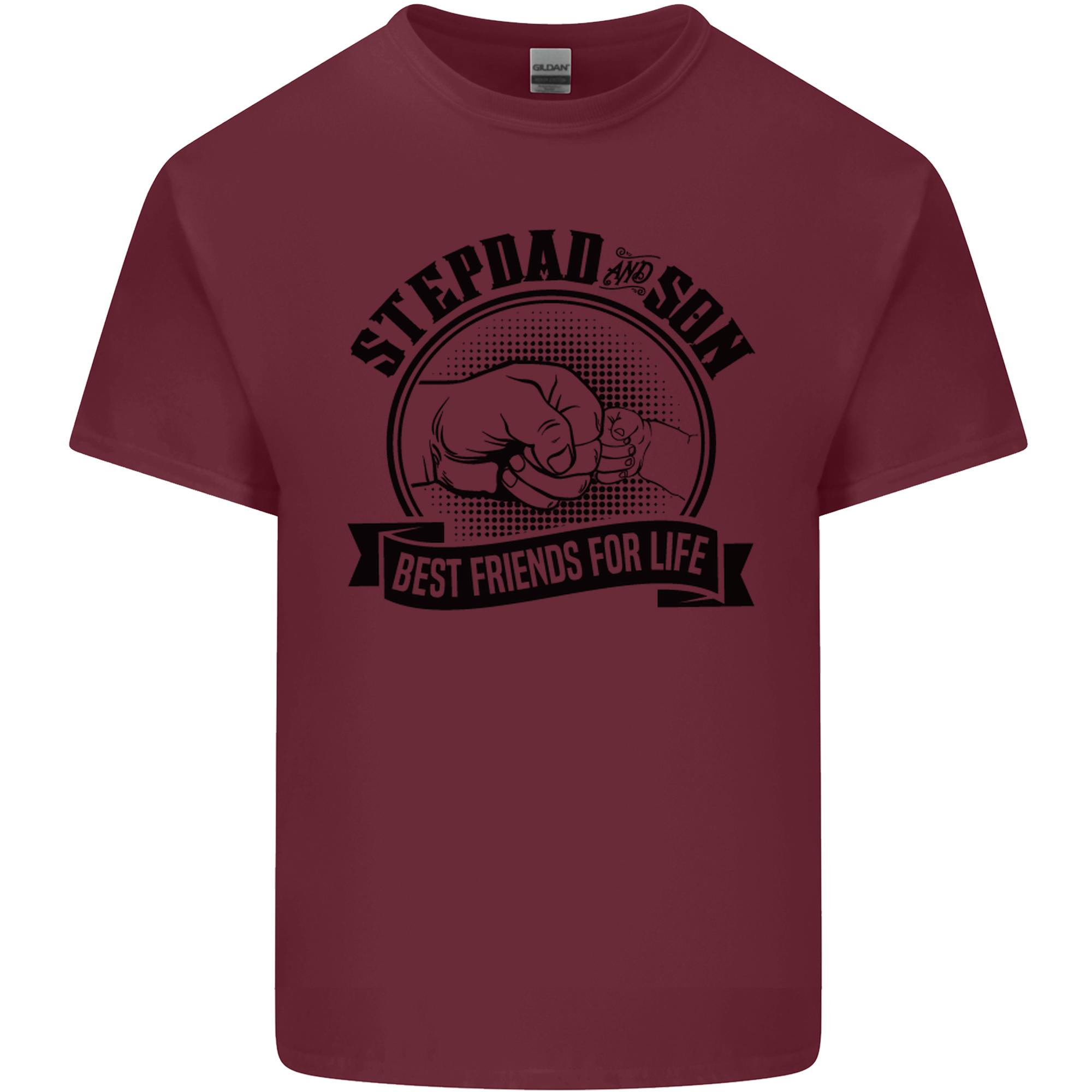 Stepdad Son Best Friends Fathers Day Unisexs Light Cotton TShirt S