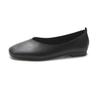  sapatos femininas women cute sweet light weight brown soft pu leather slip on flat shoes lady casual loafers ab480