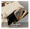 2024 Spring Women's Argyle Chain Crossbody Bag - High-End Fashion with Little Golden Ball Accent