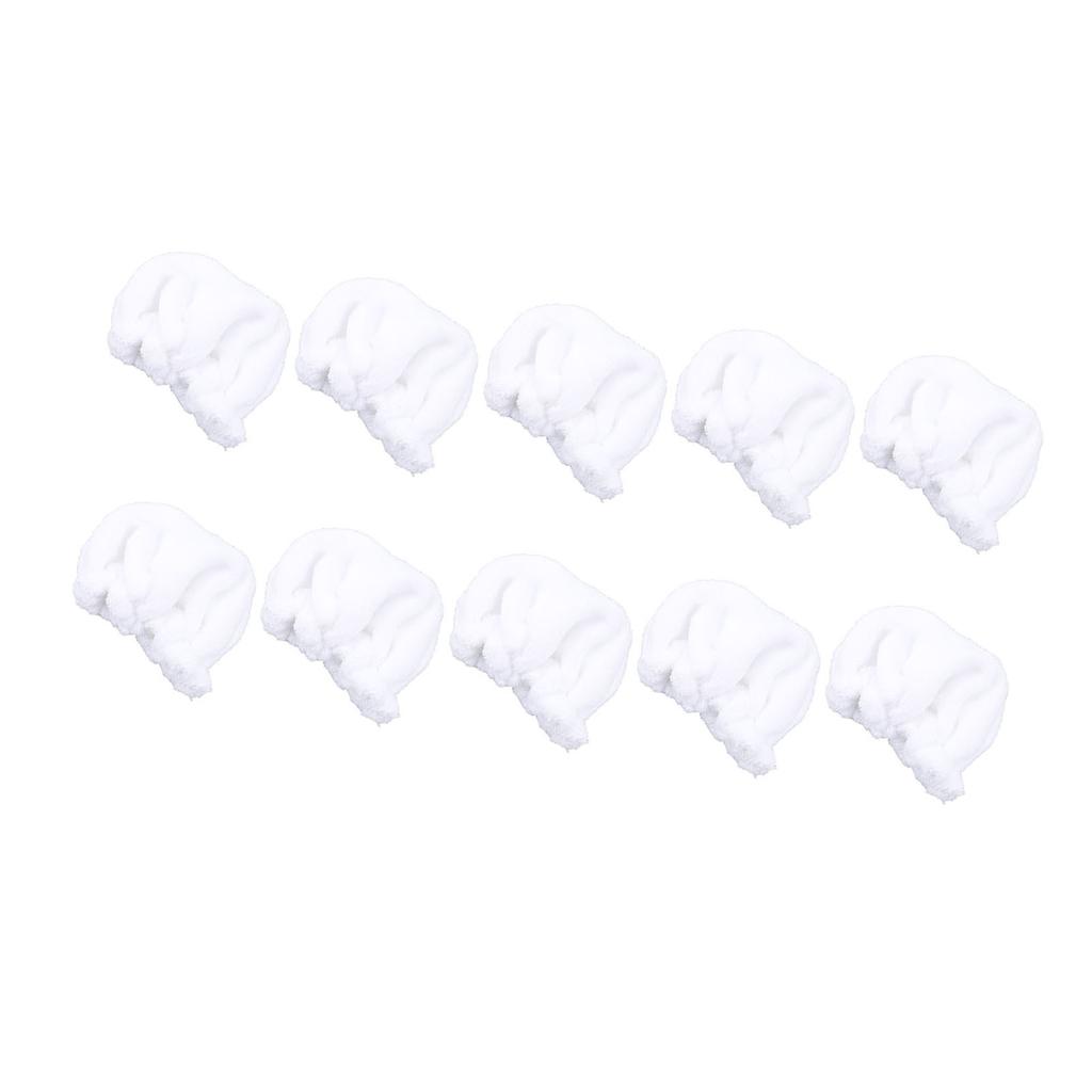 10pcs Steam Cleaner Cleaning Pads Thickened Reusable Washable Microfiber Cloths Steam Mop Replacement Pads