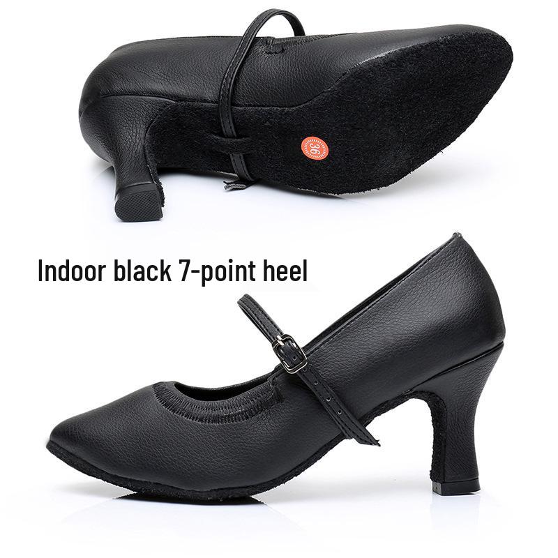Women's Modern Ballroom & Latin Dance Shoes - Elastic Opening, Perfect for Practice & Social Dancing