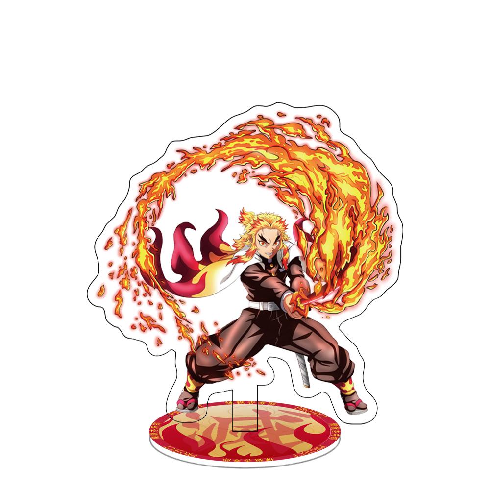 Anime Demon Slayer Peripheral Acrylic Stand Figure Kimetsu No Yaiba Douma Kokushibo Akaza Desktop Decoration Fans Collect Gift