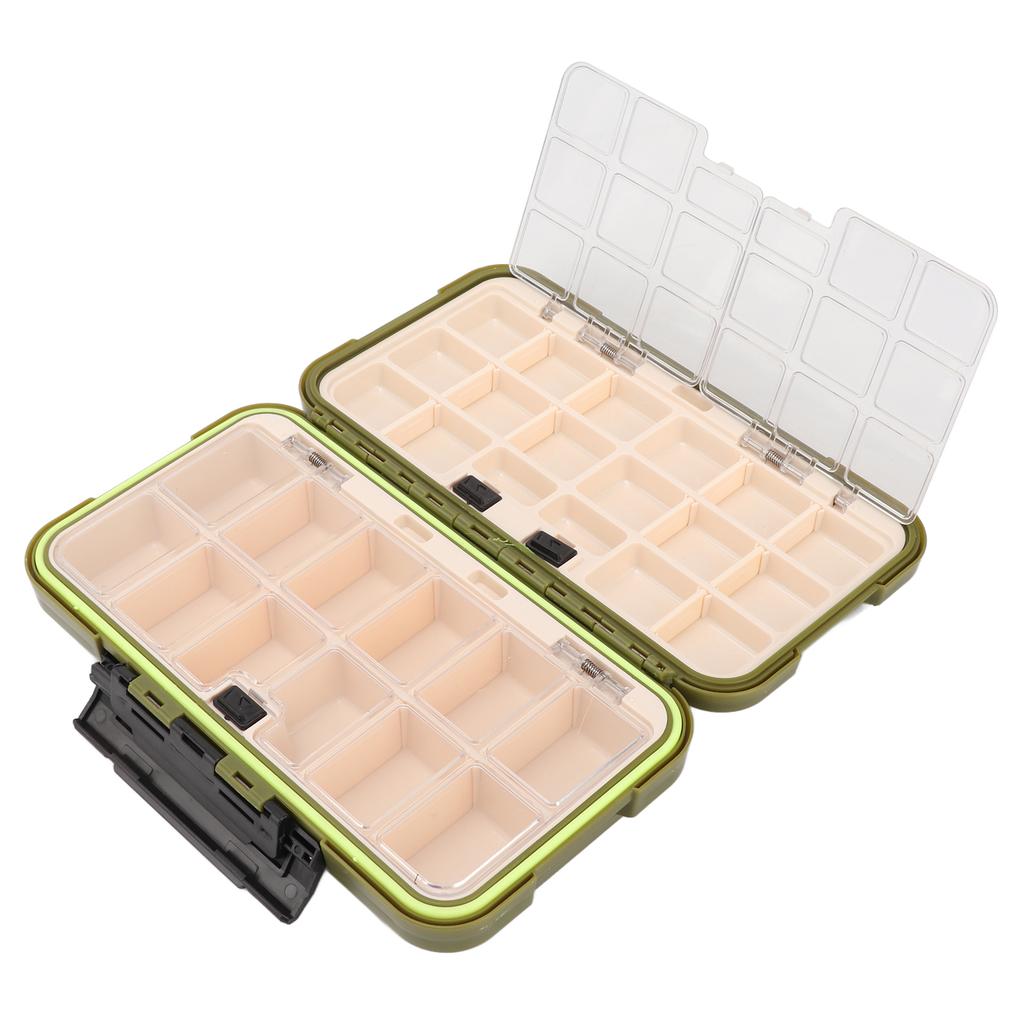 Fishing Box Lever Type Side Lock Sliding Design Movable Inserts Storage Accessories for Fisherman
