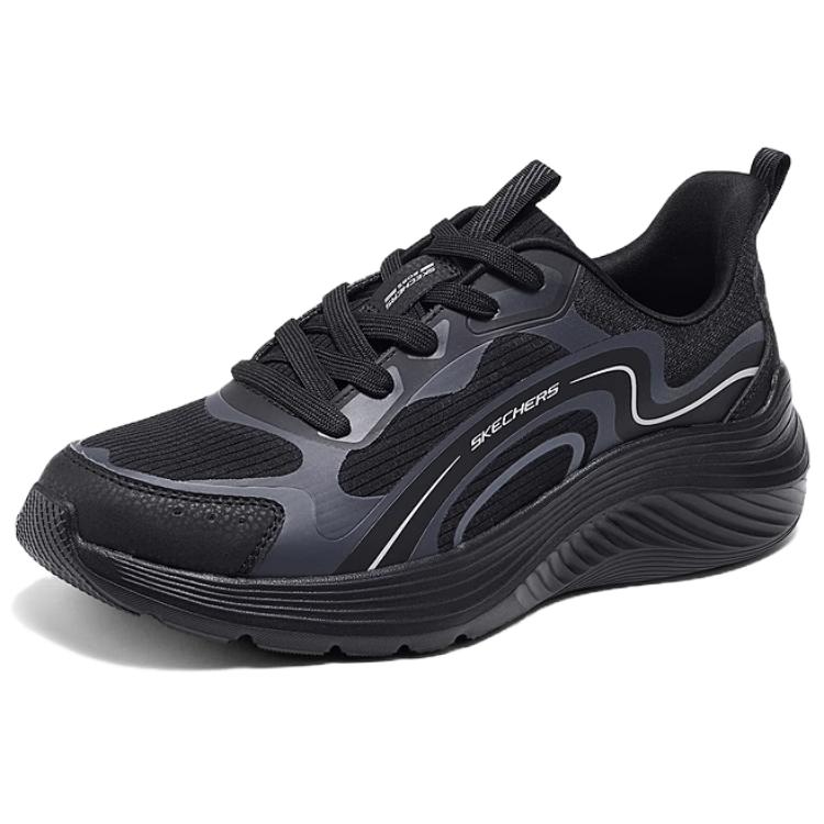 Skechers Lace-Up Casual Comfortable Versatile Low-Top Lifestyle Shoes Men sneaker Black 118227-BBK 39.5