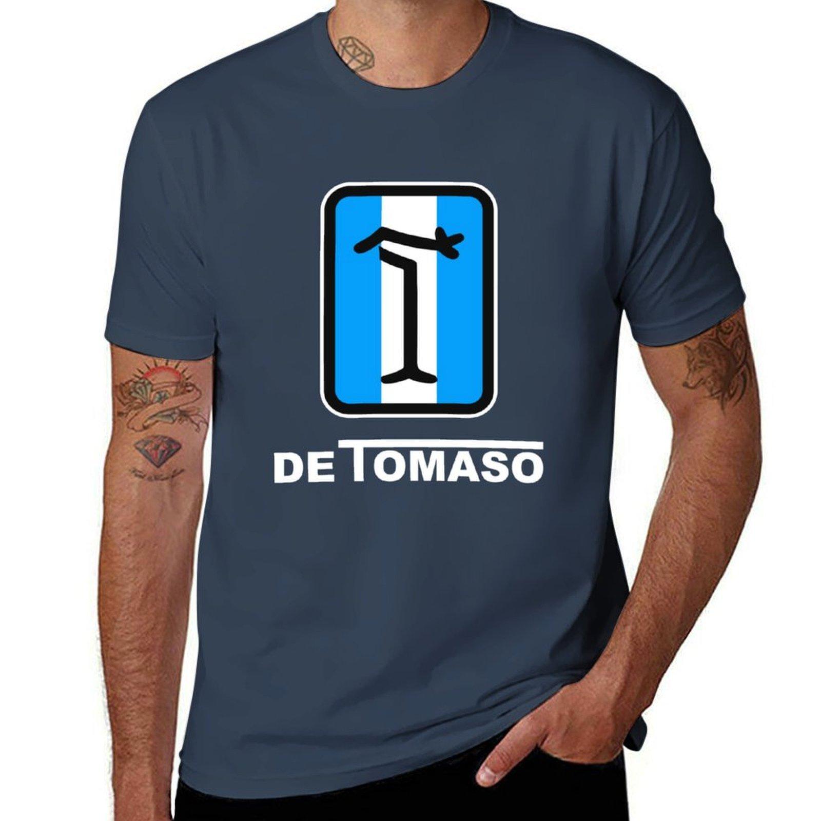 DE TOMASO TShirt Basic Solid Tee for Daily Use S