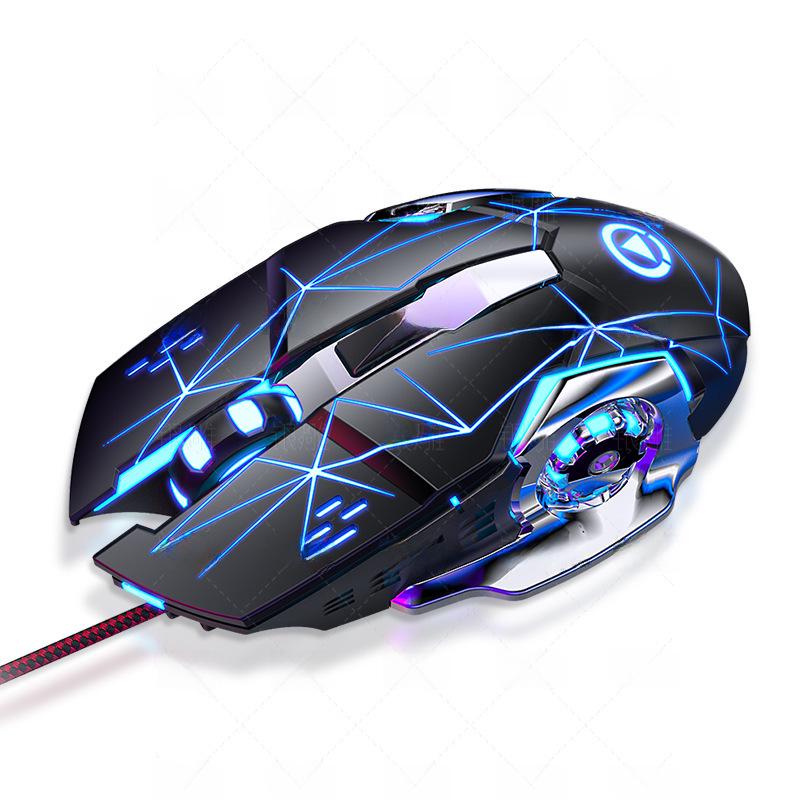 Silver Carving G15 Silent Wired Mechanical Gaming Mouse - USB, Smooth Design, Computer Accessory