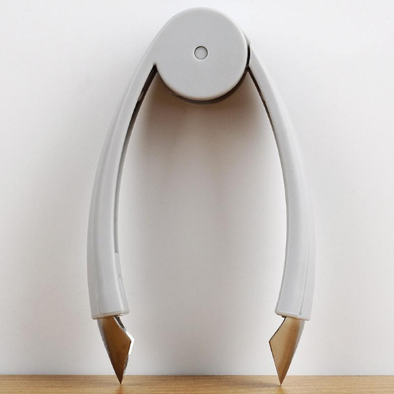 Ananas-Augenentferner Edelstahlpinzette Erdbeerentstieler Schäler Obst- und Gemüsemesser Stielentferner Clip Küchenhelfer