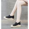 Summer Shoes Women Fashion Sneakers Breathable Mesh Shoes Flat Platform Height Increasing 7cm Brand Black Shoes