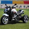 Children's electric motorcycle 1-10 years old boys and girls charging toy battery car baby three-wheeled stroller can seat people