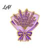 Decorative Metal Lapel Pin Bouquet Brooch for Women Enamel Romantic Flower Jewelry Durable Backpack Hat Decoration Zinc Alloy Floral Coats