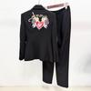 High-End Heavy Beaded Embroidered Suit Jacket & Trousers Set (2026 Style)