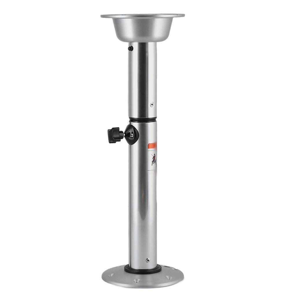 22‑28in Table Pedestal Kit Height Adjustable Desk Legs with Surface Mount Base Universal for RV Yach