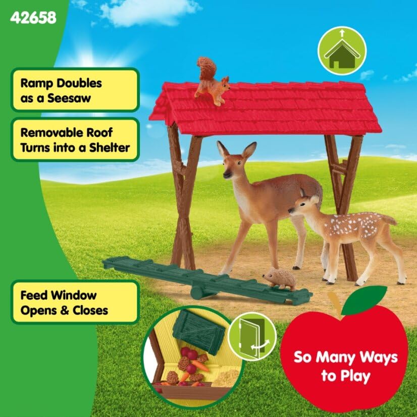 Schleich Farm World Forest Animal Feeder 42658