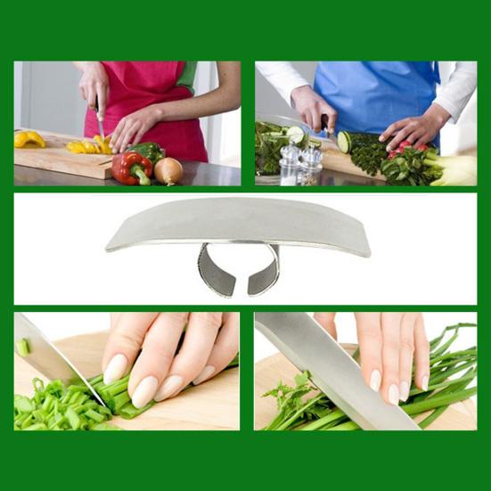Nerezový chránič prstů Nastavitelný chránič prstů proti pořezání Bezpečnostní chránič Opakovaně použitelný štít na ruku pro krájení zeleniny