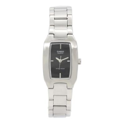 LTP-1165A-1C Analog Quartz Watch, Silver/Black [Parallel Import]