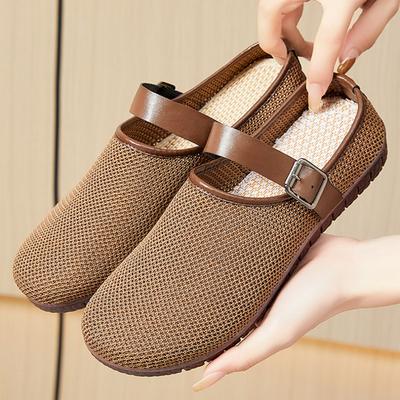 Scarpe in mesh Haken Flyknit, scarpe casual per un piede, pantofole traspiranti, mezzo supporto confortevole, scarpe da donna leggere
