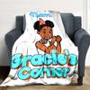 Customiz Name Personality Gracies Corner  Blanket Soft &Warm Sofa Office Bed Travel Lunch Break Blanket, Gift Suitable All Seasons