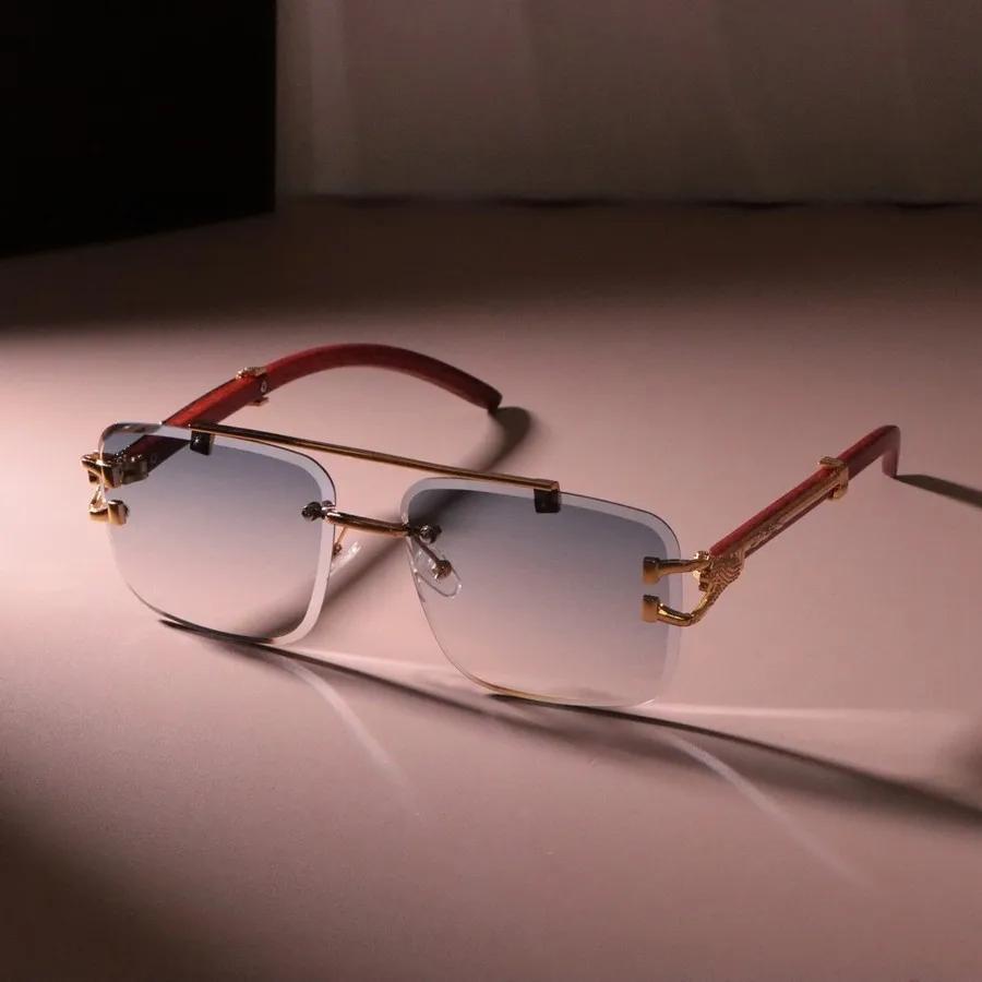 

Frameless Classic Square Sunglasses Women Men Brand Designer Personality Sun Glasses Female Male Colors Mirror Other