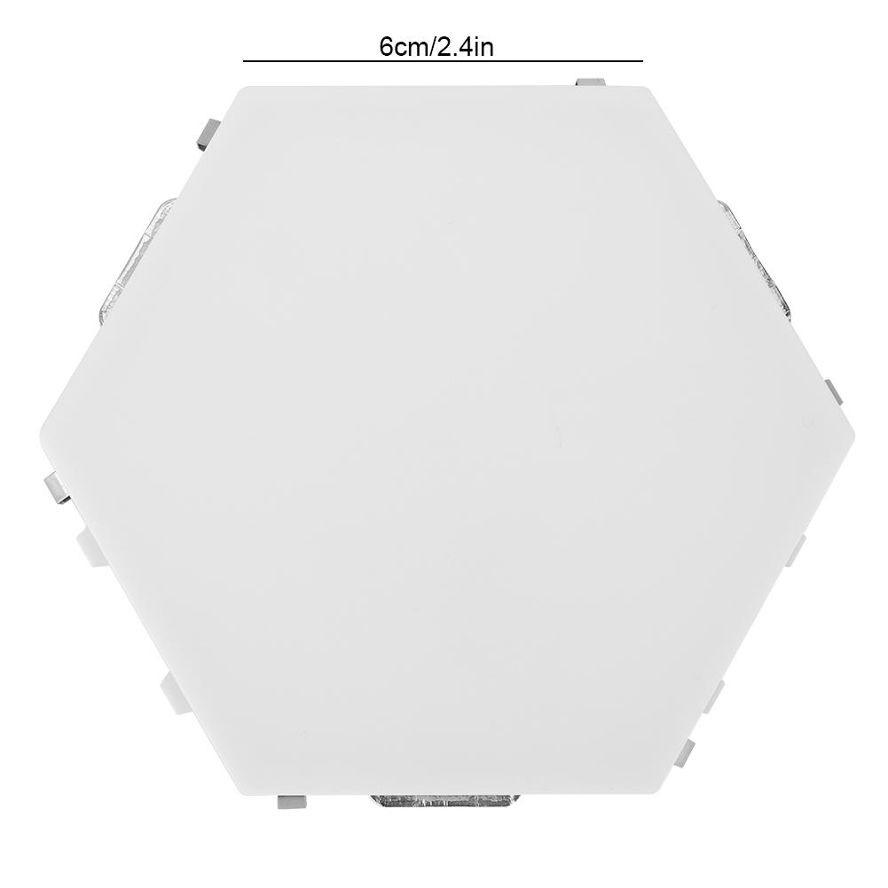 Innovative Hexagonal Shape DIY Wall Decorative Lamp Home Light for Bedroom Living Room Decoration