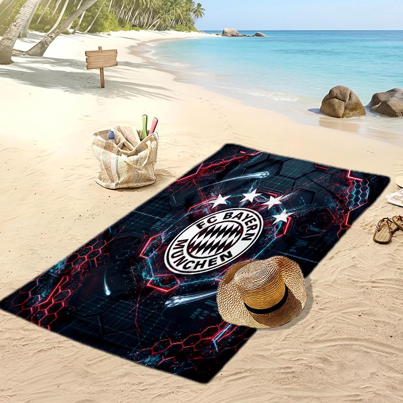 Bayern Munich Printed Beach Towel Quick Dry Soft TowelPortable Large Rectangular Beach Blanket for Travel Swimming Pool