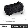 Black Plastic Coated Iron Wire White Cable Ties Iron Wire Cable Wrap Organizer