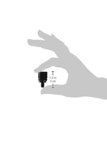 Tanax Bike Mirror Napoleon Reverse Thread Adapter Black [Forward 8mm