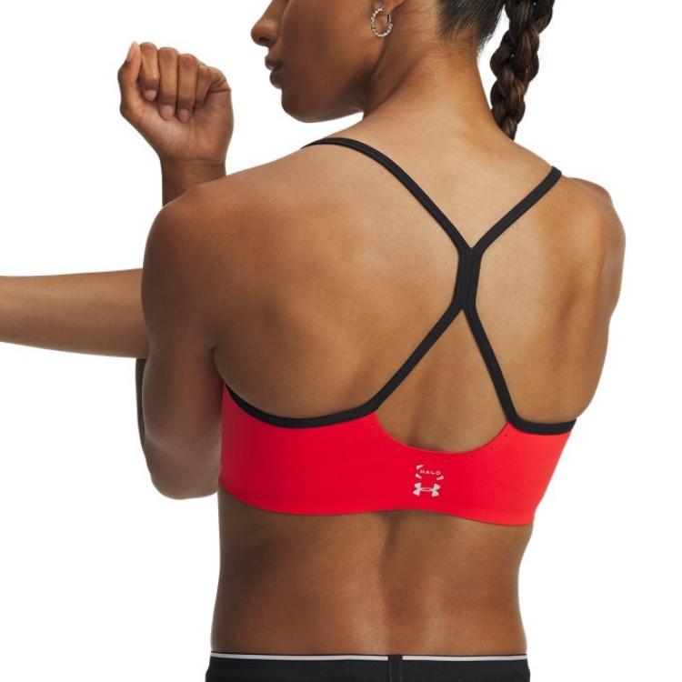 Under Armour Halo Bonded Bra Lightweight Knitted Breathable High Performance Sports Bra Women underwear 6009068-713