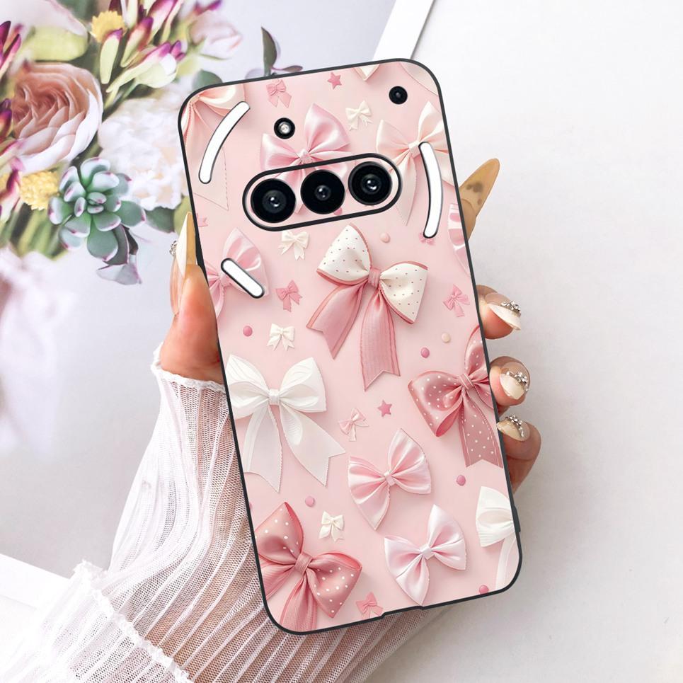 Luxury Flower Butterfly Bow Pattern Casing For Nothing Phone 3 3a Back Cover Clear Soft Silicone Phone Case For Nothing A059