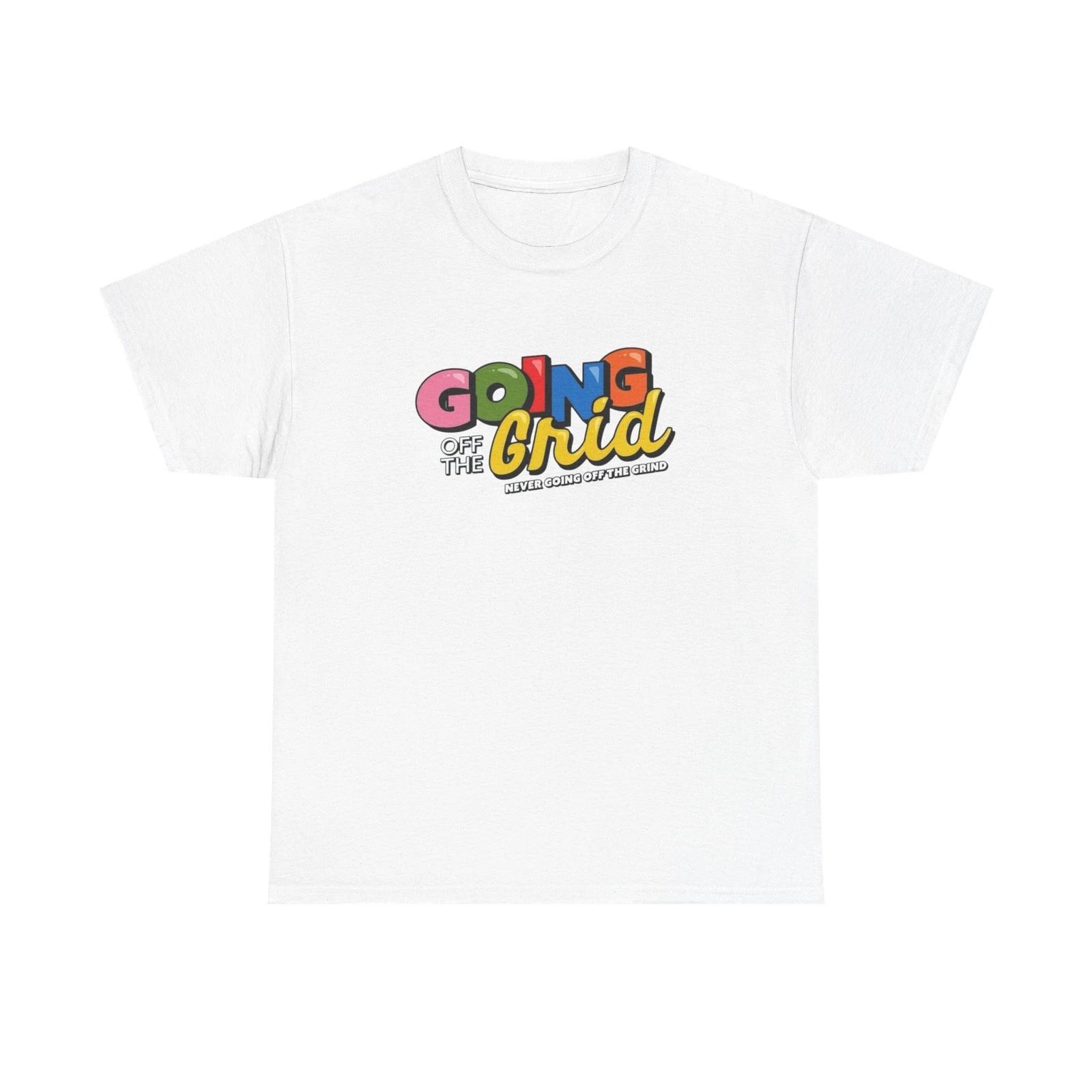 Going Off The Grid Graphic T-Shirt Unisex Heavy Cotton Tee S