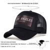Men's Los Angeles Print Net Baseball Cap Outdoor Breathable Sports Hat Women Sunscreen Hats Trucker Hat Hip Hop Caps