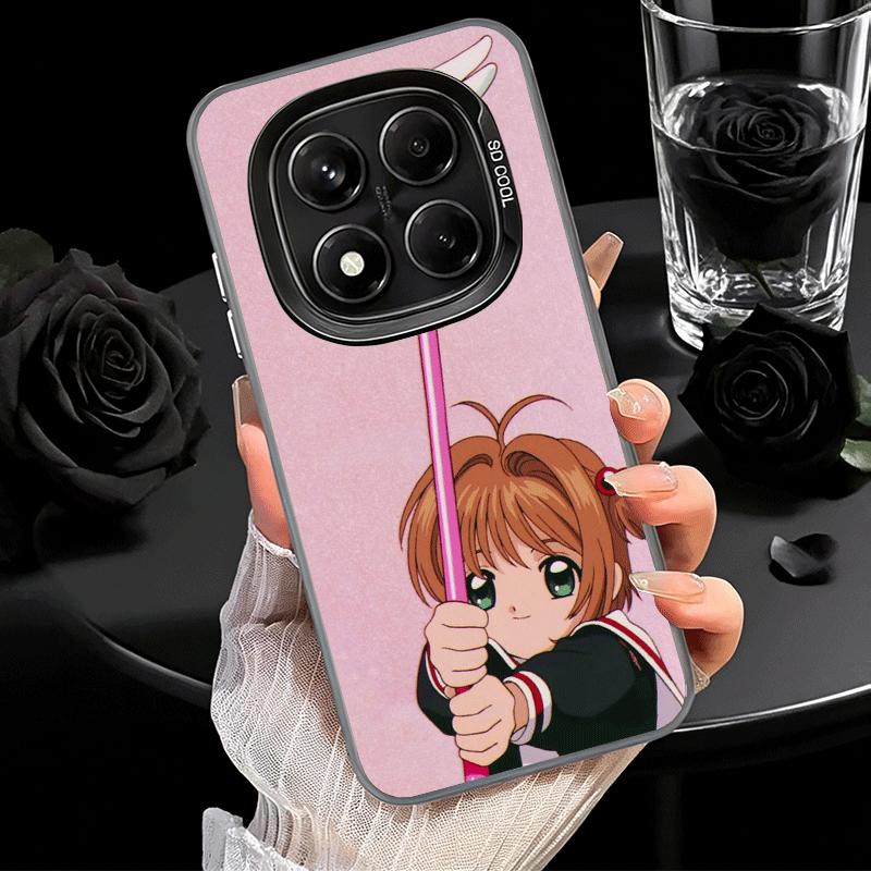 CardCaptor Sakura Anime Weiche Handyhülle für Xiaomi Redmi Note 13 14 15 Pro Plus 12S 12 11S 11 11T 10S 10 Stoßfeste Hülle Rückseite S