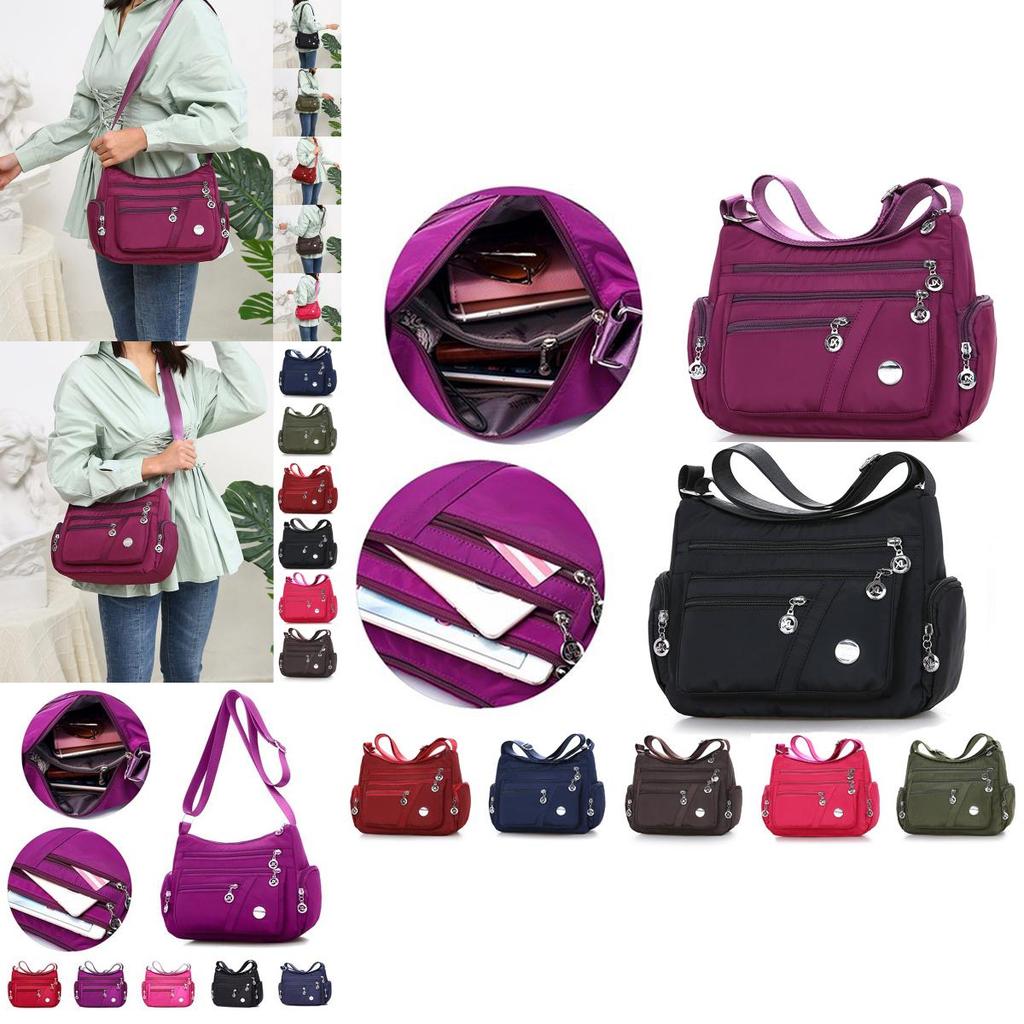 Elegant And Stylish Women Waterproof Tote Messenger Bag With Adjustable Shoulder Strap